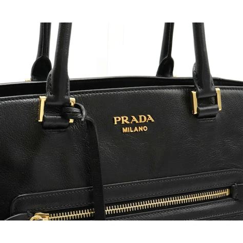 Prada Glace Calf Leather Shoulder Bag 